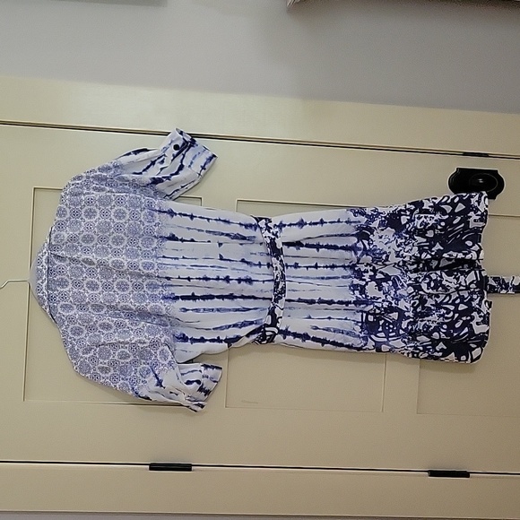 Peter Som Belted Button Down Shirt Dress - Picture 3 of 3